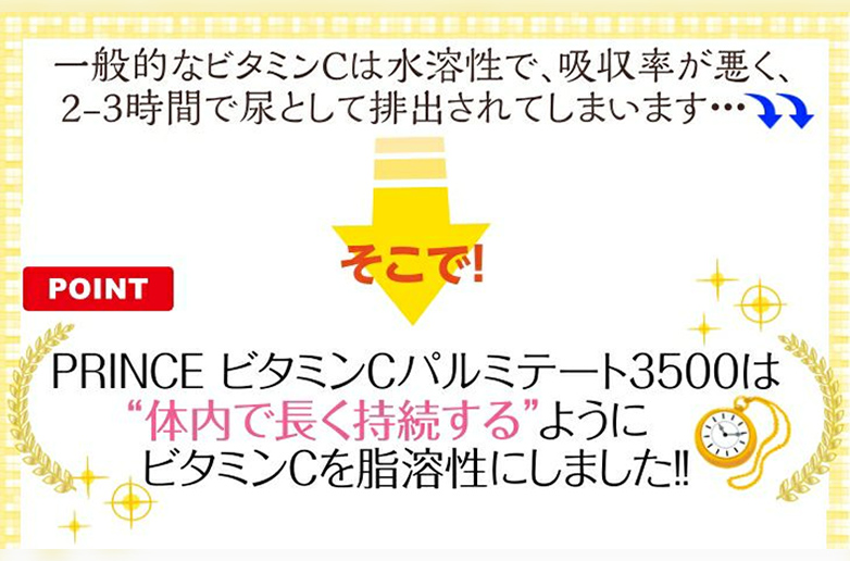 プリンス ビタミンCパルミテート3500 - 画像 (4)